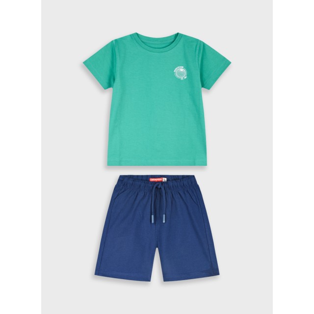 Set with print | Blu navy