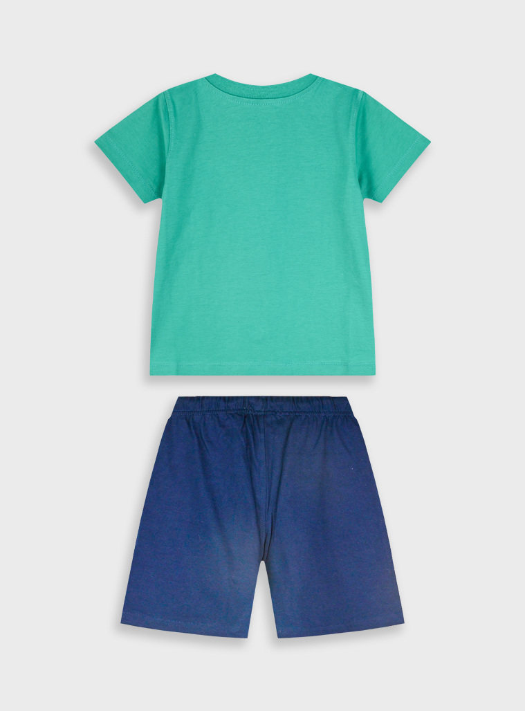 Set with print | Blu navy