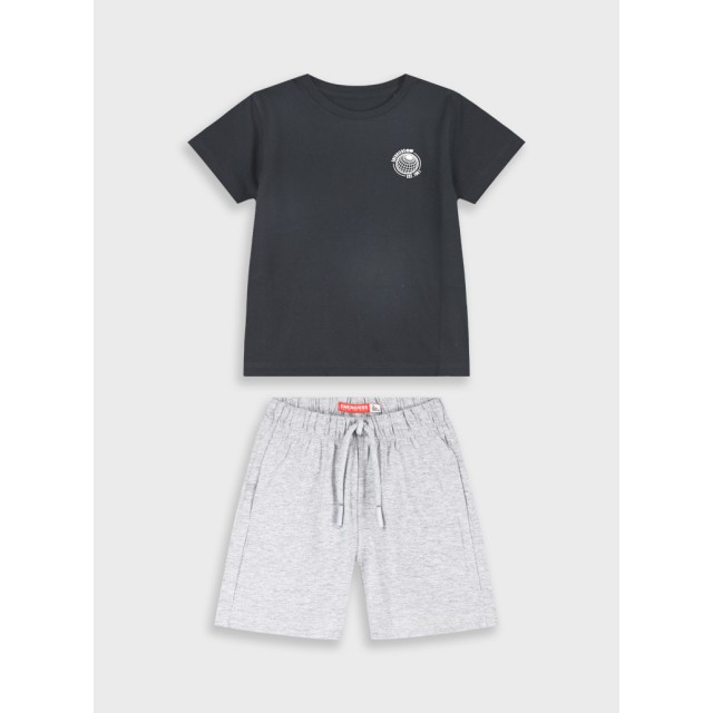 Set with print | GREY MELANGE