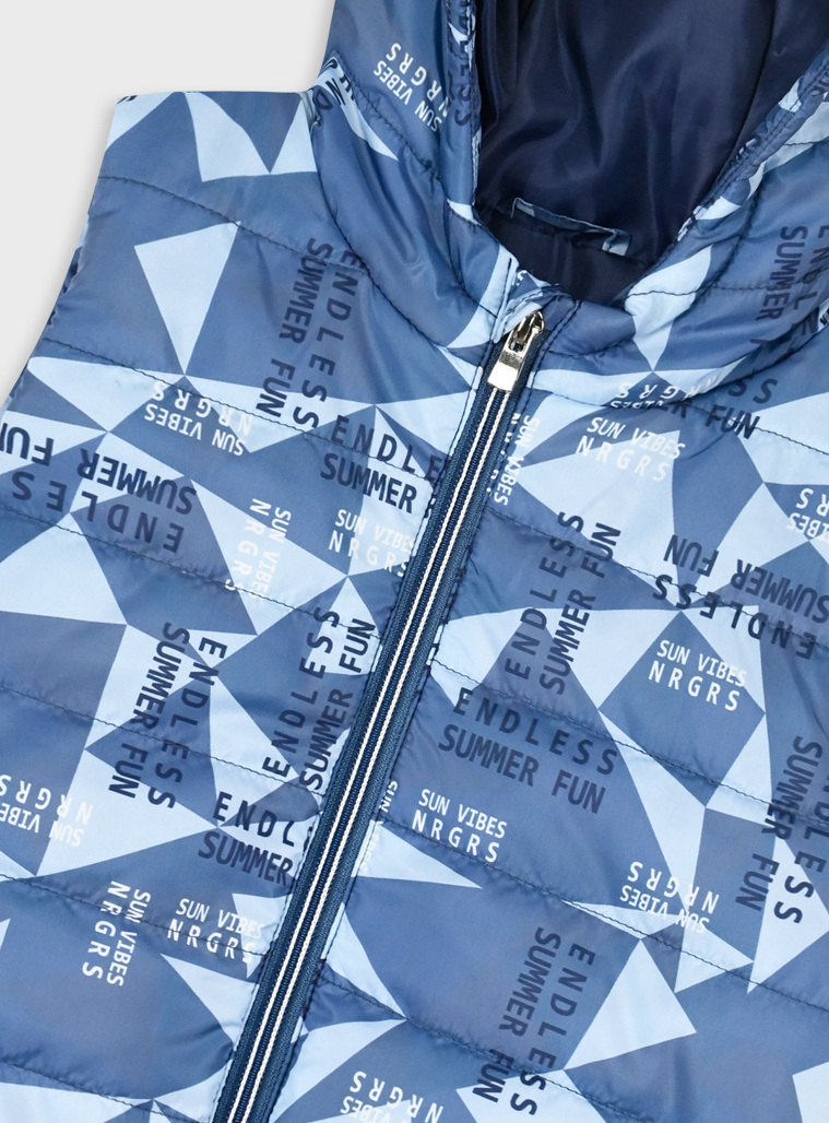 Vest jacket | ALL OVER PRINT