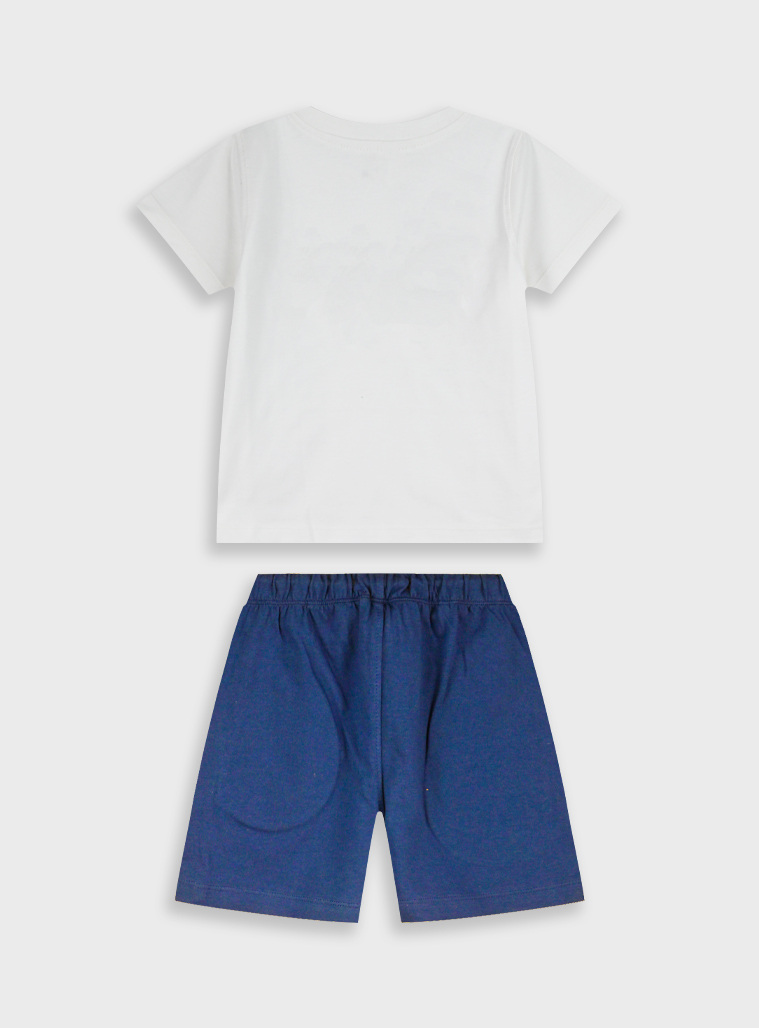 Set with print | Blu navy