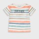 T-shirt | STRIPPED PRINT