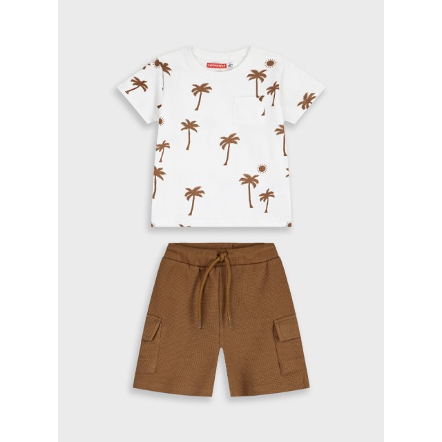 Set with print | CHOCOLATE