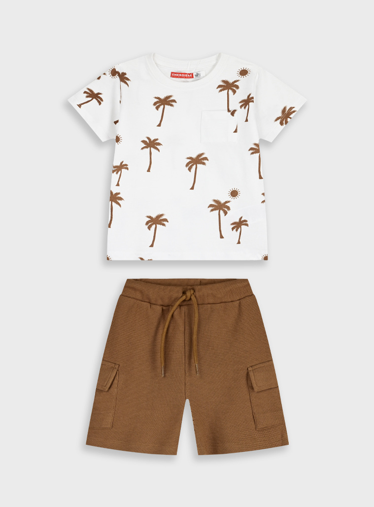 Set with print | CHOCOLATE