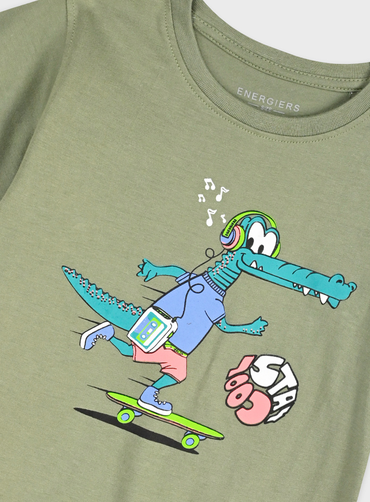 Set with print | KHAKI