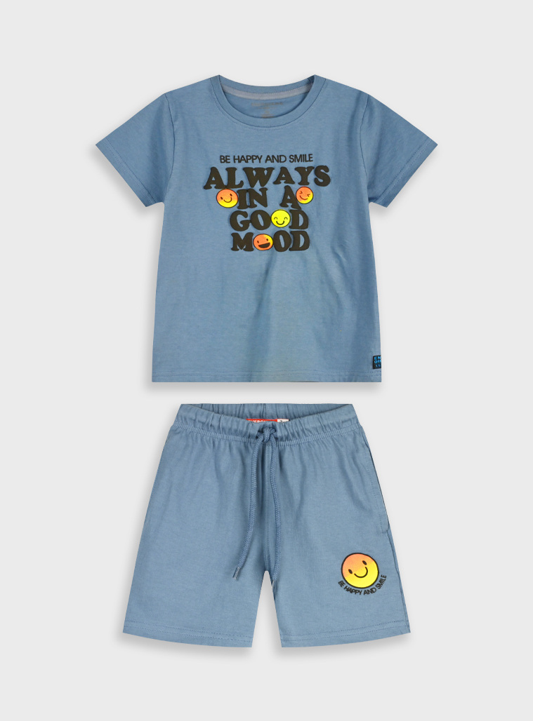 Set with print | Blu reale