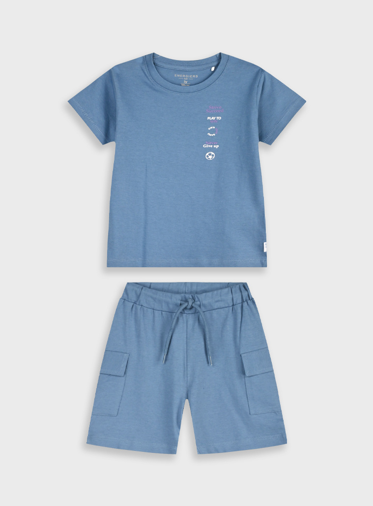 Set with print | Blu reale