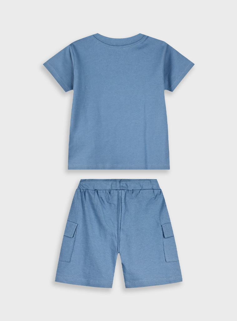 Set with print | Blu reale