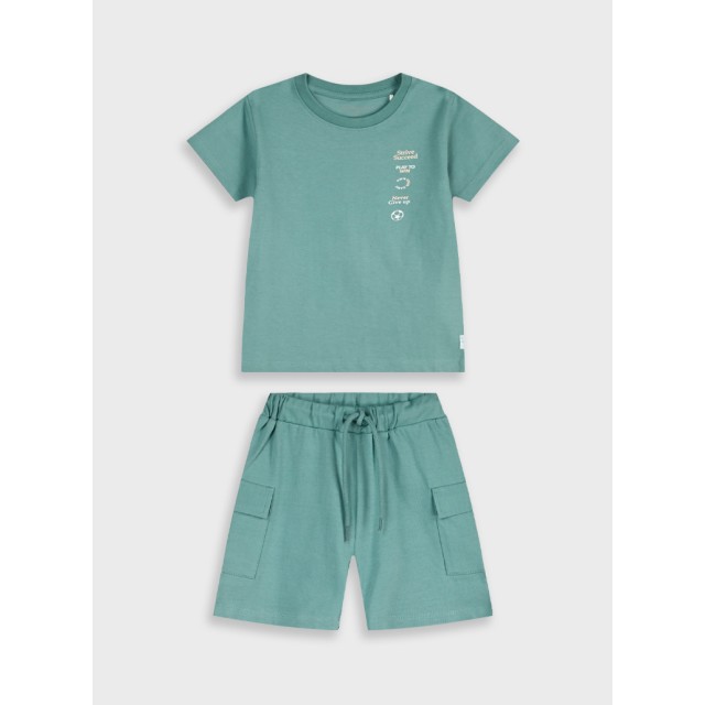 Set with print | DESERT GREEN