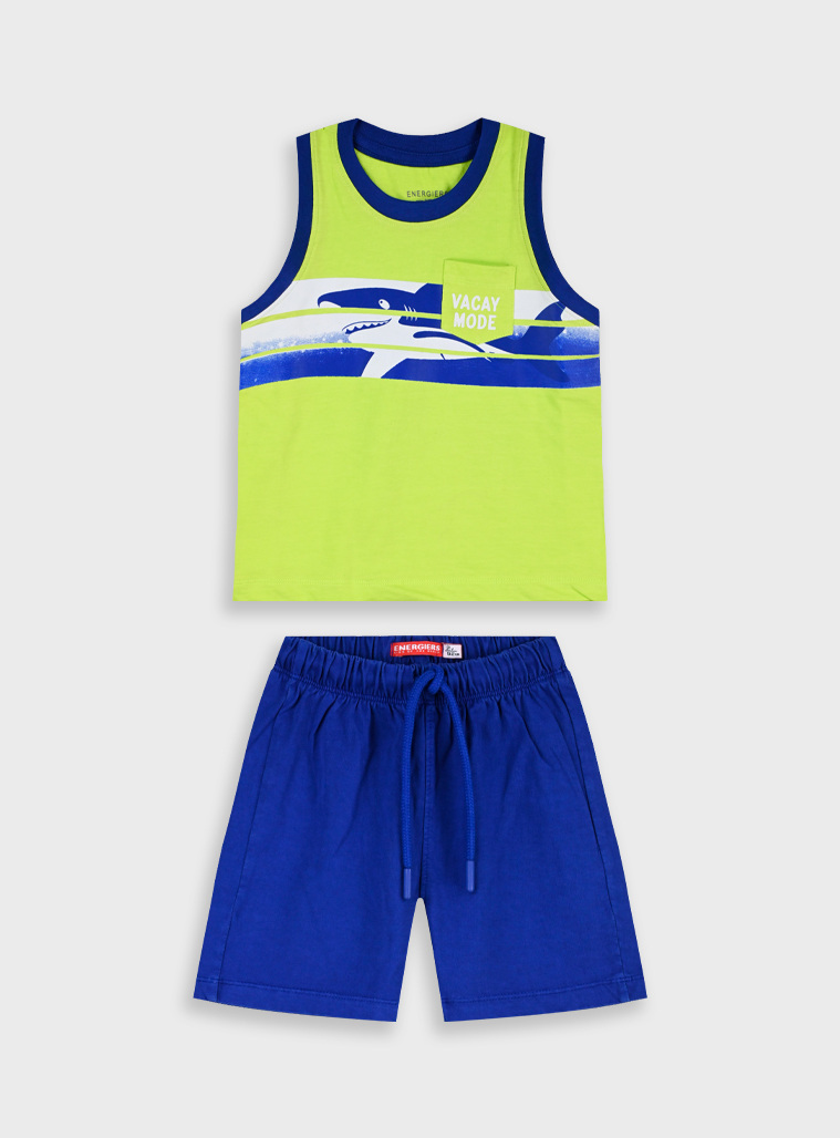 Set with print | Blu