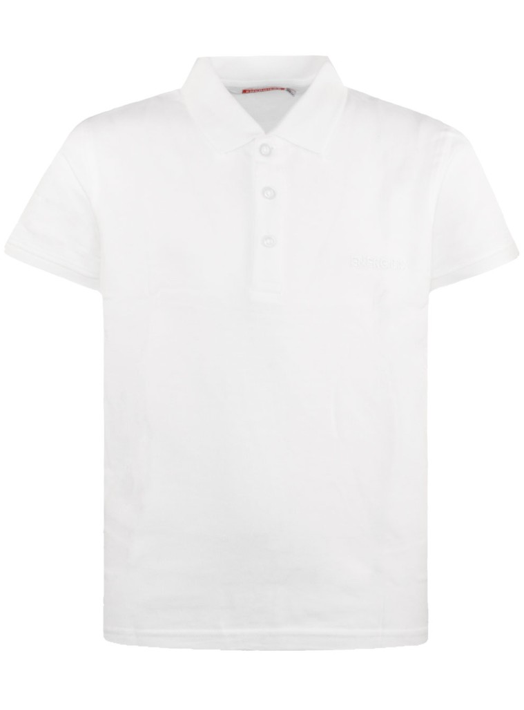 Basic Line polo for boys | Bianco