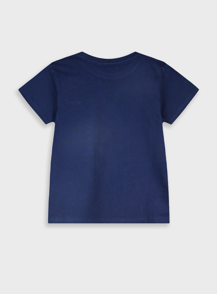 Basic Line t-shirt for boys | NAVY