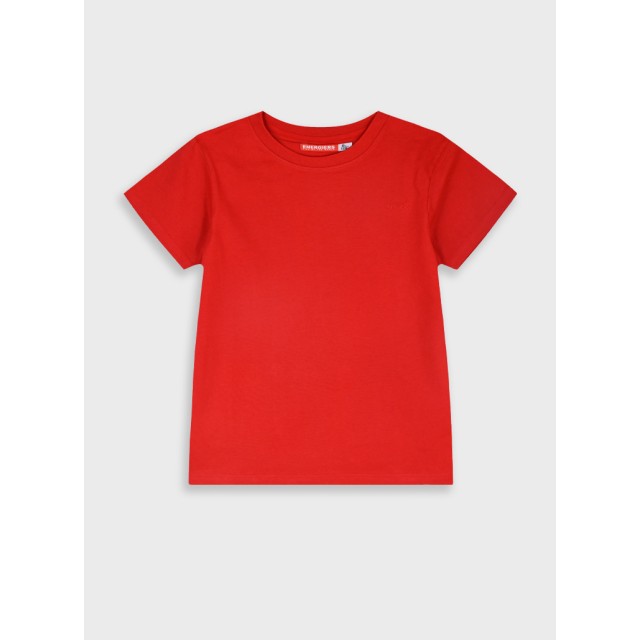 Basic Line κοντομάνικο για αγόρι | ΚΟΚΚΙΝΟ