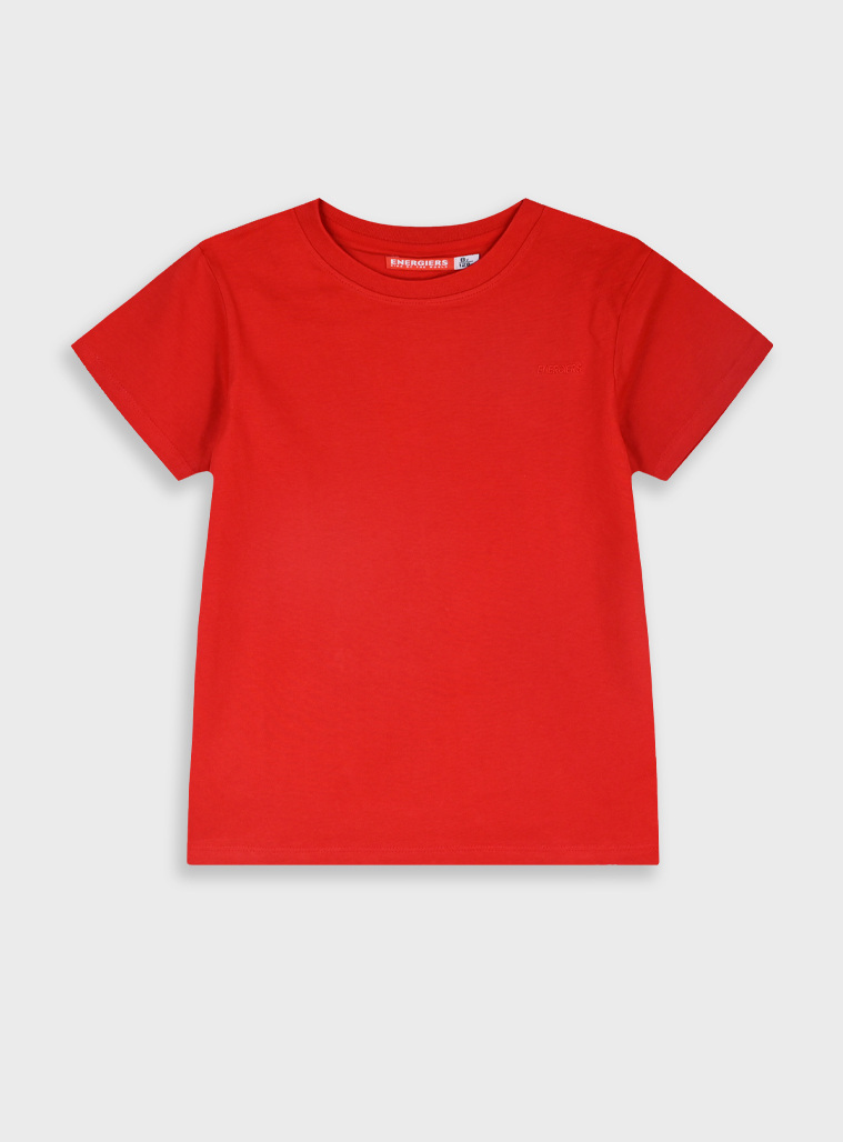 Basic Line t-shirt for boys | RED