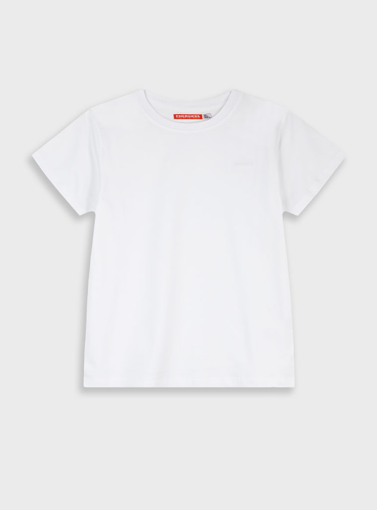 Basic Line t-shirt for boys | WHITE