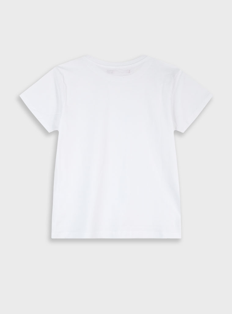 Basic Line t-shirt for boys | WHITE