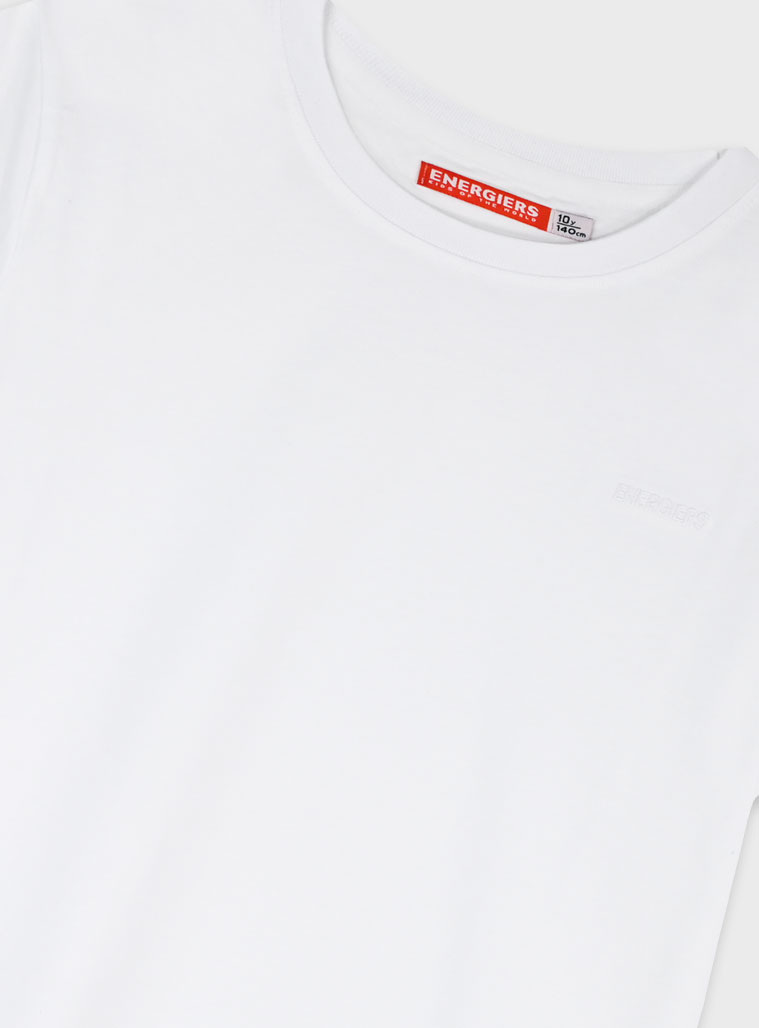Basic Line t-shirt for boys | WHITE