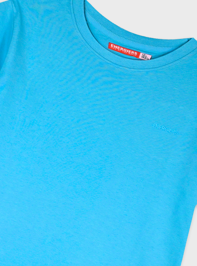 Basic Line t-shirt for boys | TURQUOISE