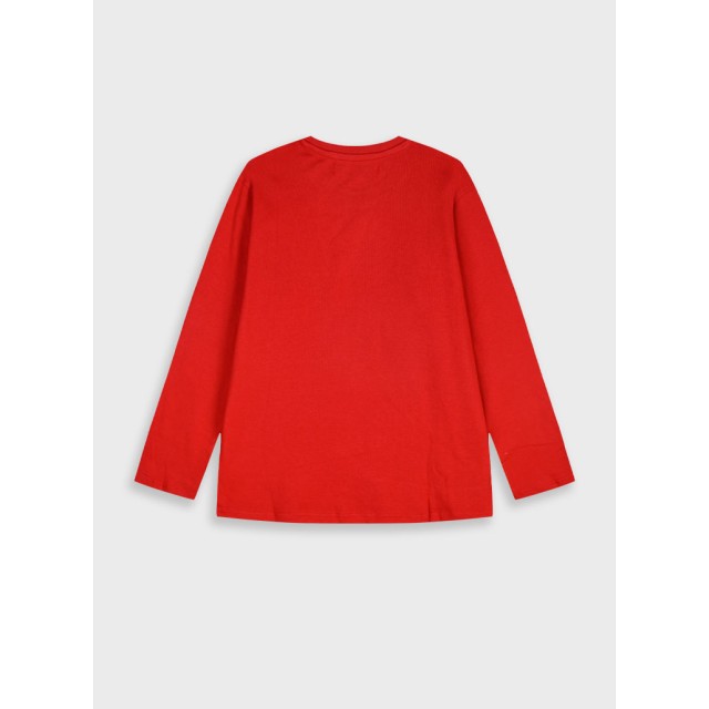 Energiers Basic Line cotton shirt for boys | RED