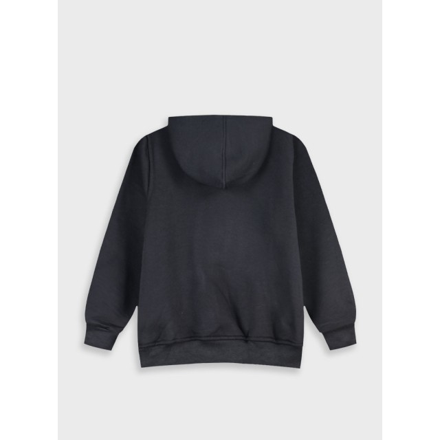 Energiers Basic Line hooded jacket for boys | BLACK