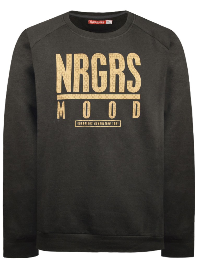 Μπλούζα με τύπωμα NRGRS MOOD | ΑΝΘΡΑΚΙ Μπλούζα με τύπωμα NRGRS MOOD | ΑΝΘΡΑΚΙ