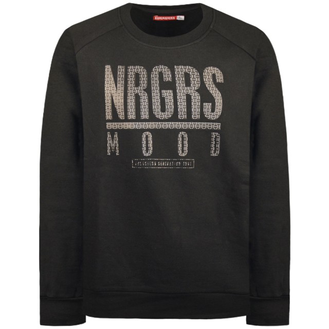 Blouse print NRGRS MOOD | BLACK