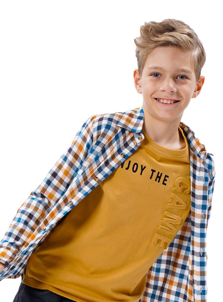 Μπλούζα με ανάγλωφο τύπωμα για αγόρι | ΚΕΧΡΙΜΠΑΡΙ Μπλούζα με ανάγλωφο τύπωμα για αγόρι | ΚΕΧΡΙΜΠΑΡΙ