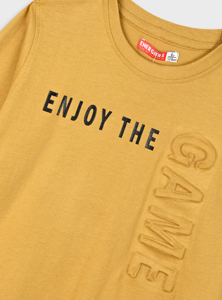 Μπλούζα με ανάγλωφο τύπωμα για αγόρι | ΚΕΧΡΙΜΠΑΡΙ