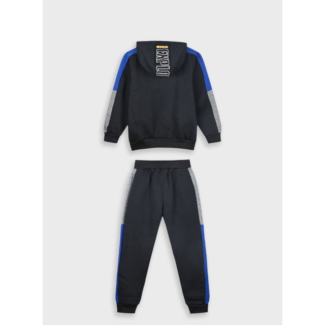 Fleece tracksuit | BLACK