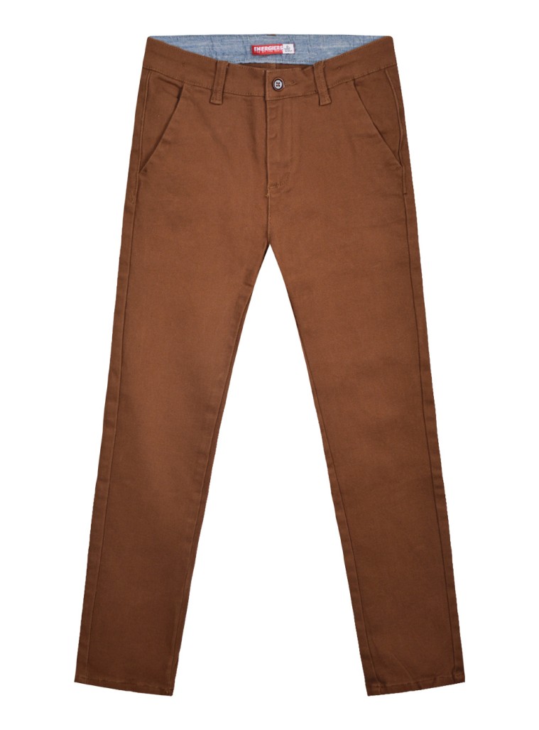 Elastic boy΄s chinos pants | CAMEL
