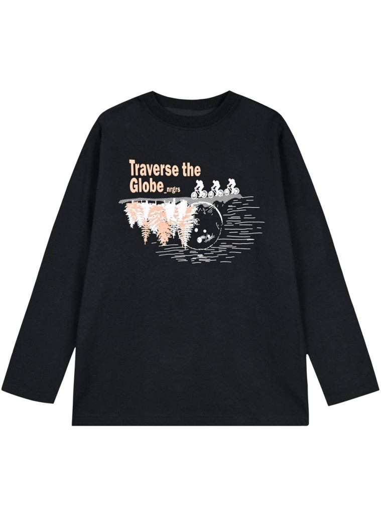 Boys΄ Mako Print Cotton T-Shirt | BLACK Boys΄ Mako Print Cotton T-Shirt | BLACK