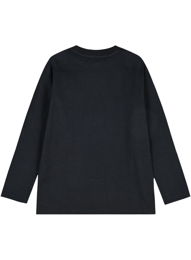 Boys΄ Mako Print Cotton T-Shirt | BLACK Boys΄ Mako Print Cotton T-Shirt | BLACK