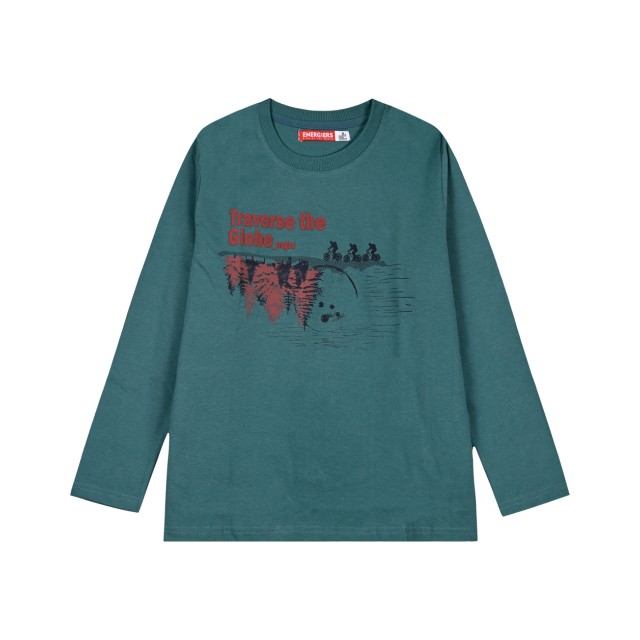 Boys΄ Mako Print Cotton T-Shirt | PEANUT