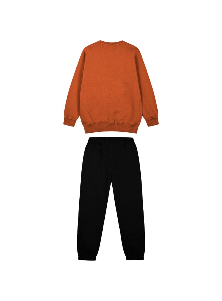 Φούτερ φόρμα με τύπωμα για αγόρι | ΜΑΥΡΟ Φούτερ φόρμα με τύπωμα για αγόρι | ΜΑΥΡΟ