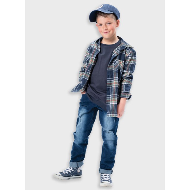 Ελαστικό τζην παντελόνι για αγόρι | ΜΠΛΕ ΤΖΗΝ