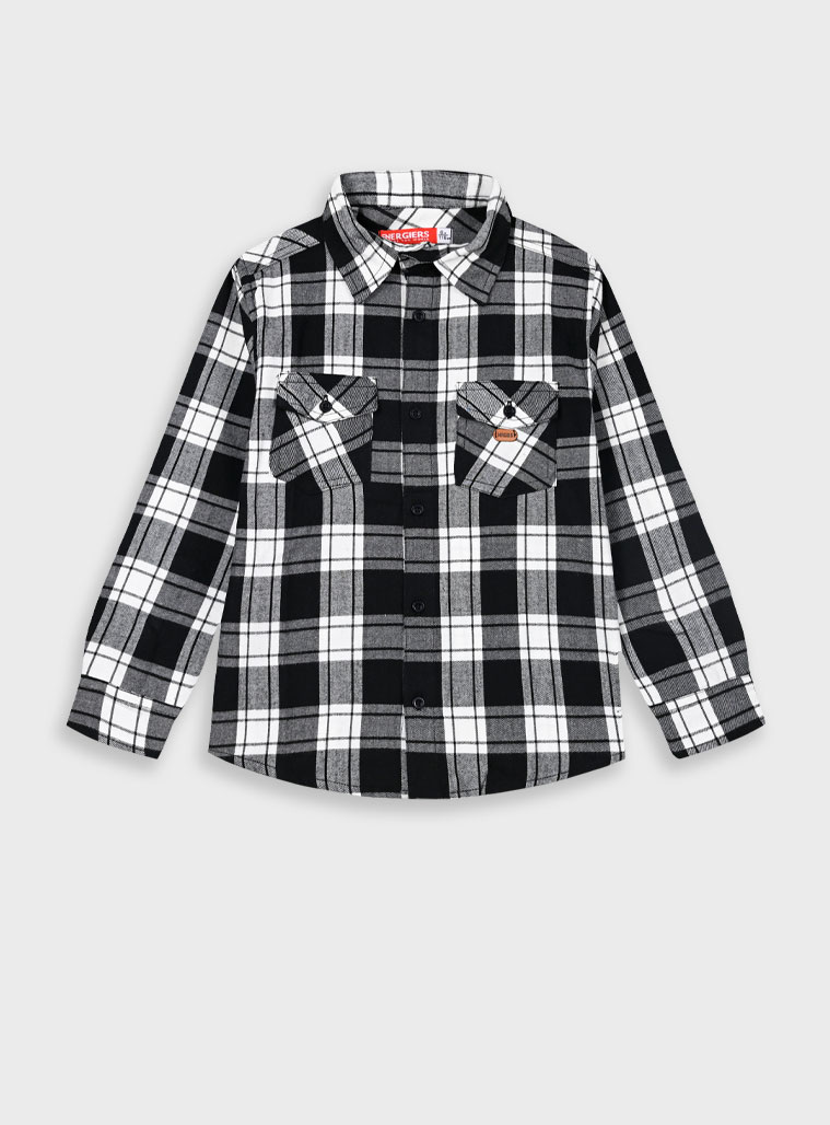 Checkered button up shirt for boys | CHECK