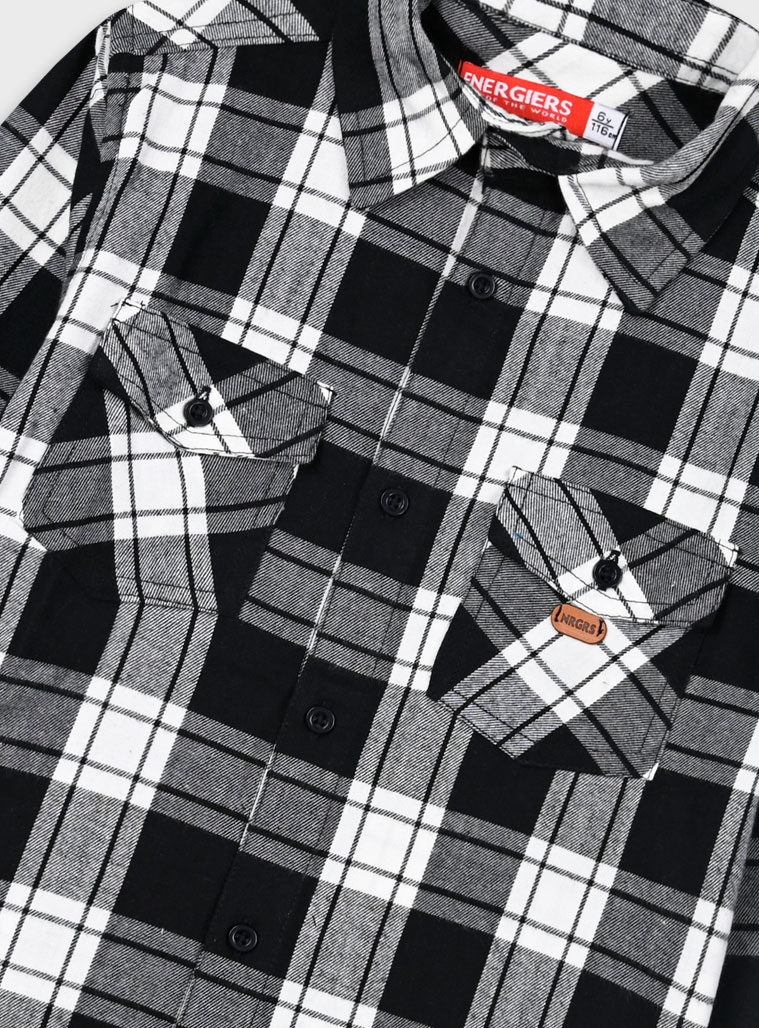 Checkered button up shirt for boys | CHECK