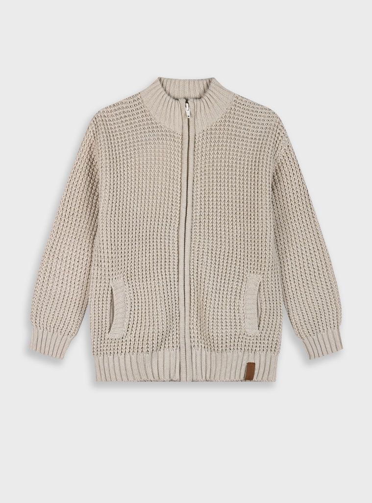 Πλεκτή ζακέτα για αγόρι | GRINDLE ΒΑΝΙΛΙΑ