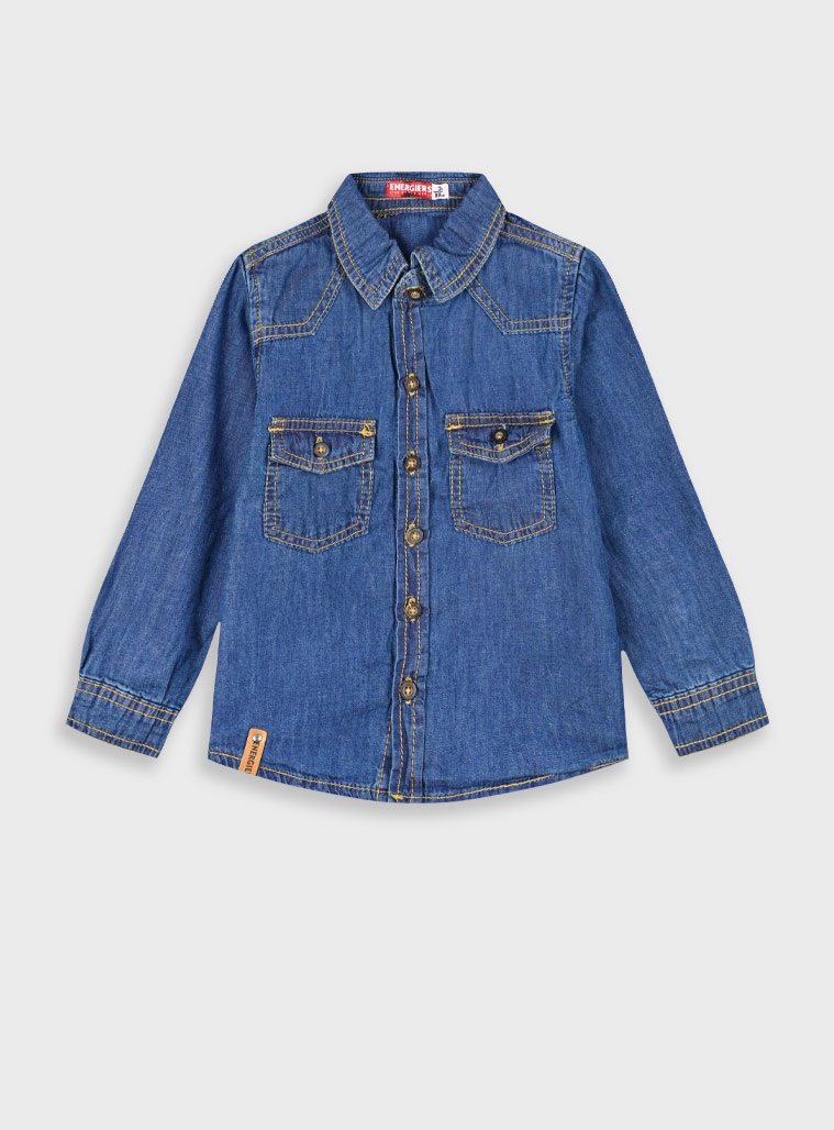 Denim button up shirt for boys | BLUE DENIM Denim button up shirt for boys | BLUE DENIM
