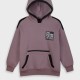 Fleece hoodie for boys | CLOUD GREY