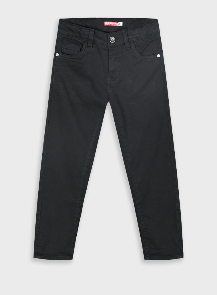 Πεντάτσεπο παντελόνι για αγόρι | ΜΑΥΡΟ Πεντάτσεπο παντελόνι για αγόρι | ΜΑΥΡΟ