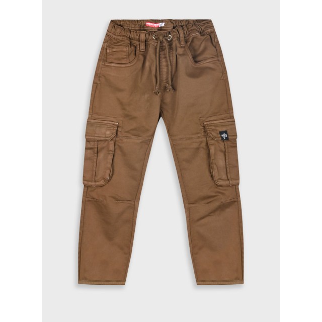 Cargo pants for boys | BROWN