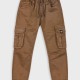 Cargo pants for boys | BROWN