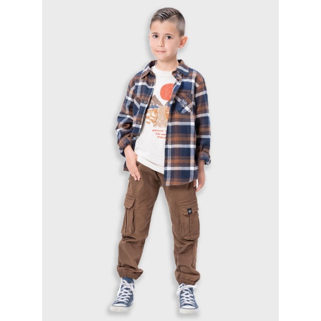 Cargo pants for boys | BROWN Cargo pants for boys | BROWN