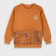 Printed fleece pullover for boys | BRONZE Printed fleece pullover for boys | BRONZE