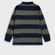 Stripped long sleeve polo for boys | KHAKI