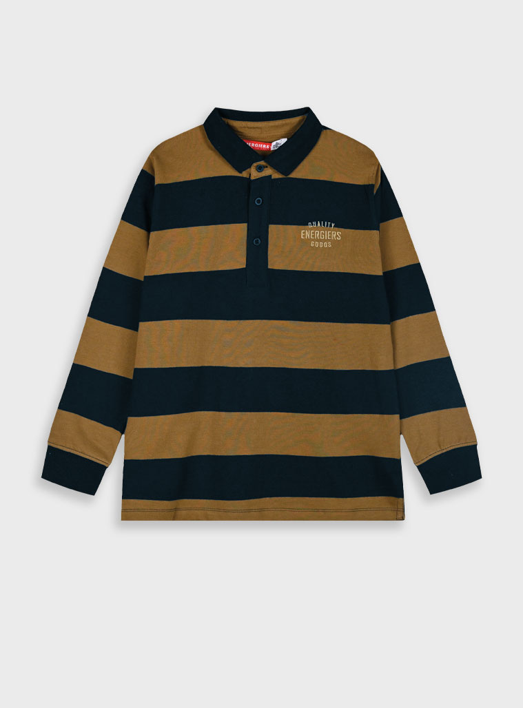 Ριγέ μακρυμάνικο πόλο για αγόρι | ΚΑΜΗΛΟ