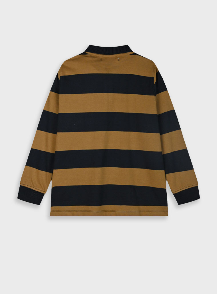 Ριγέ μακρυμάνικο πόλο για αγόρι | ΚΑΜΗΛΟ