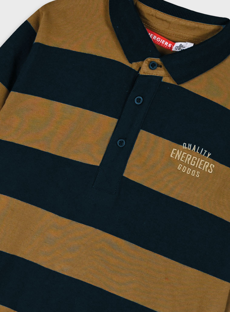 Ριγέ μακρυμάνικο πόλο για αγόρι | ΚΑΜΗΛΟ