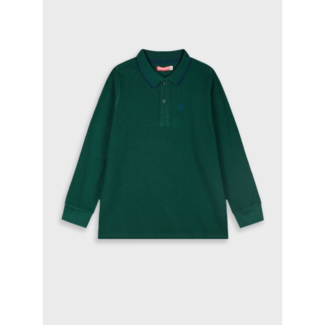 Μακρυμάνικο πόλο για αγόρι | ΣΚΟΝΙΣΜΕΝΟ ΠΡΑΣΙΝΟ Μακρυμάνικο πόλο για αγόρι | ΣΚΟΝΙΣΜΕΝΟ ΠΡΑΣΙΝΟ